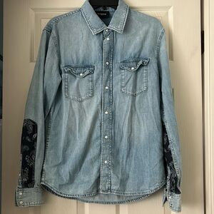 The KOOPLES denim shirt